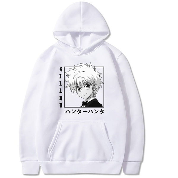 Hoodie HxH blanc Kirua